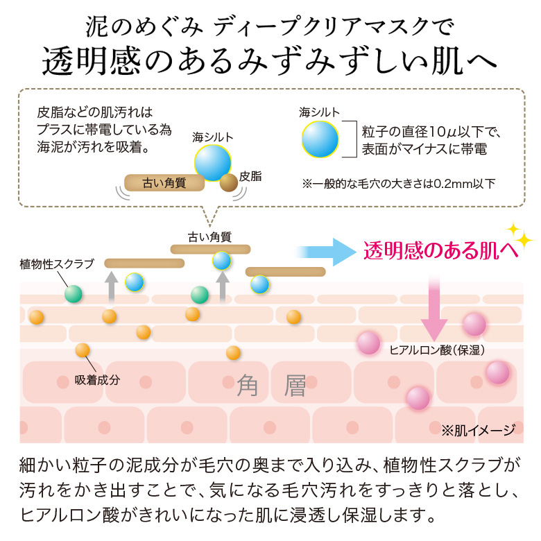 透明感のあるみずみずしい肌へ